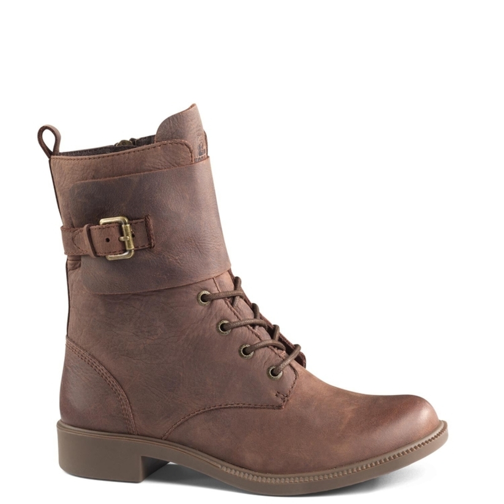 Womens KODIAK Callwood Brown Leather Combat Boots NWT!